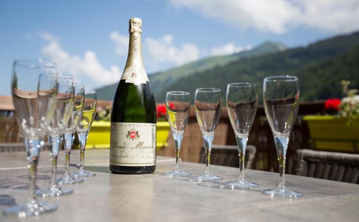 Chalet Claire Vallee, Morzine, Champagne On The Terrace